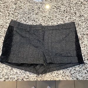 Express Tweed shorts.